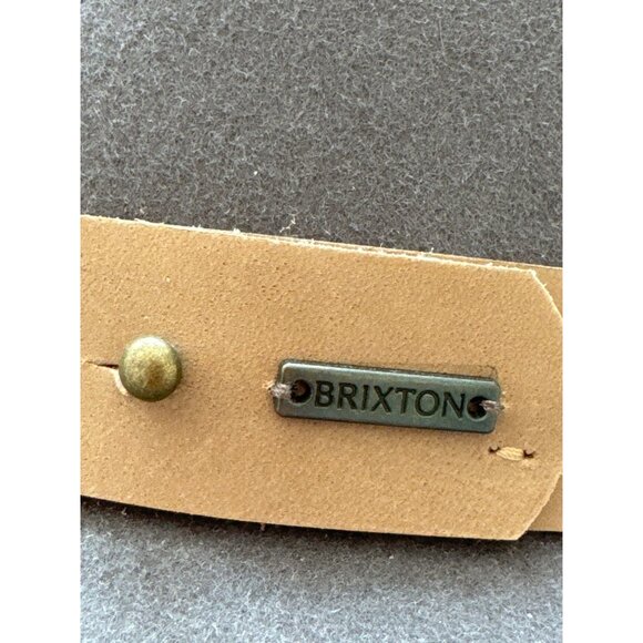 Brixton Eleanor felt packable grey women’s wool felt wide brim - Picture 4 of 7